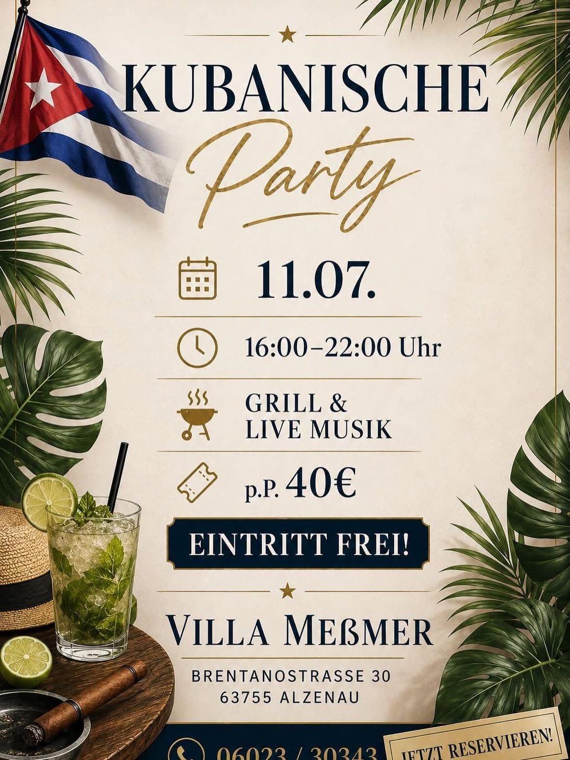 Kubanischer Abend 11.07.2026