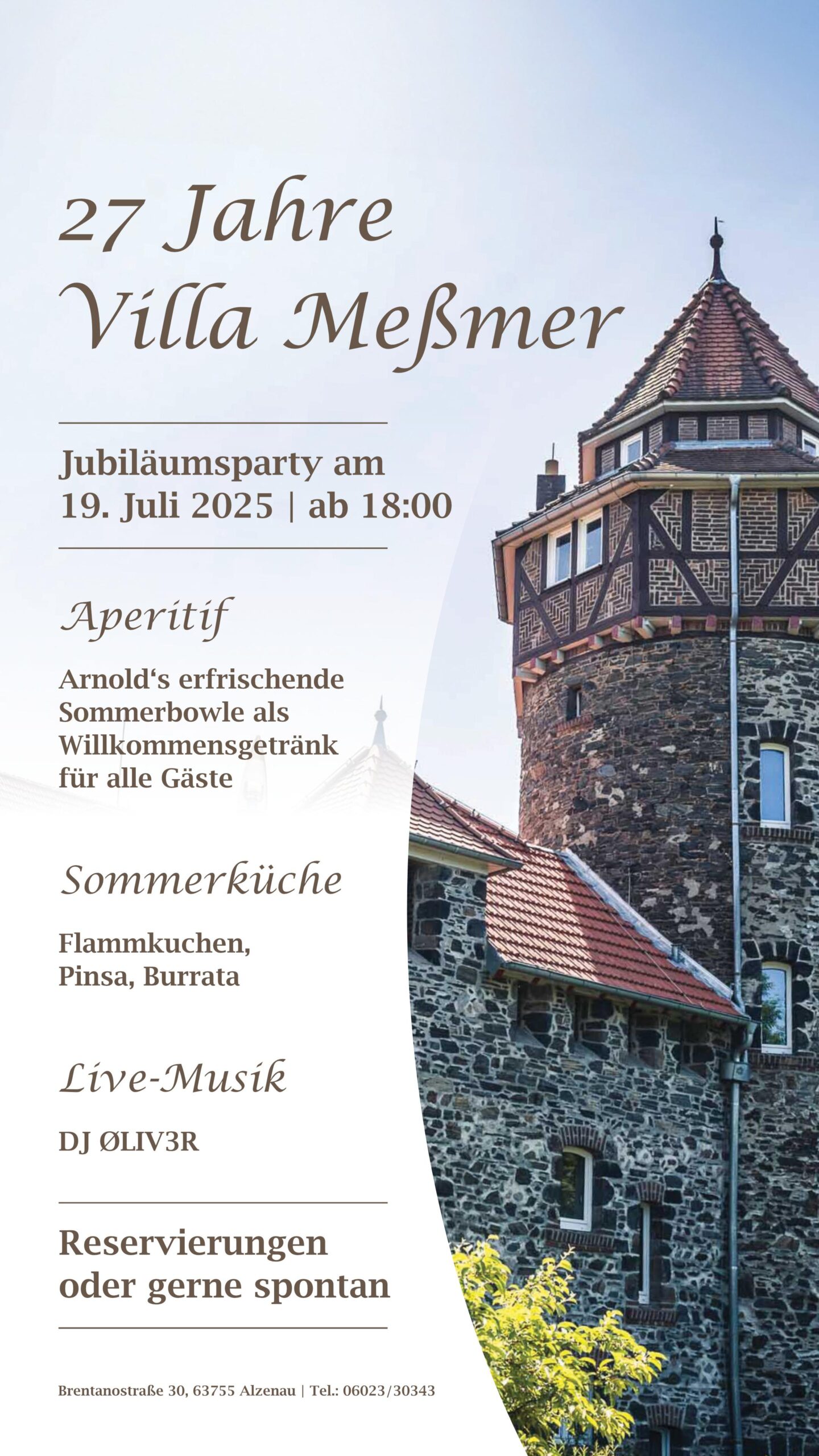 Jubiläum 27 Jahre